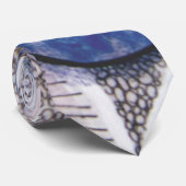 Blauwe kerstsneeuwvlok Holiday #3 Stropdas (Opgerold)