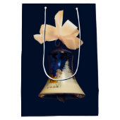 Blauwe kersttaarten medium cadeauzakje (Achterkant)