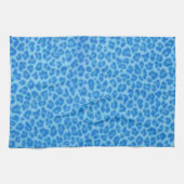 Blauwe keukenhandleiding theedoek (Horizontaal)