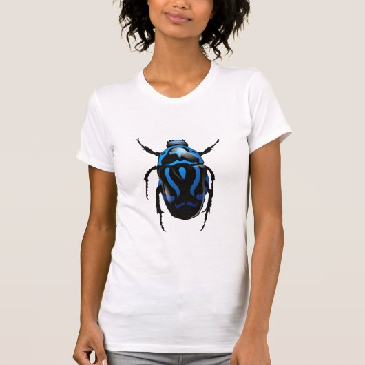Blauwe Kever Grappig T-shirt (Voorkant)