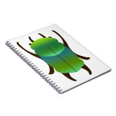 Blauwe kever notitieboek (Rechterzijde)