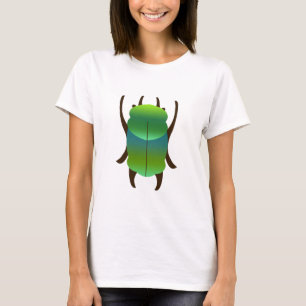 Blauwe kever t-shirt