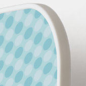 Blauwe kiekendief pickleball paddle (Links Detail)