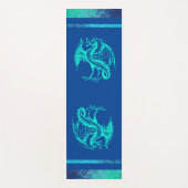 Blauwe kiekendief yogamat (Voorkant)