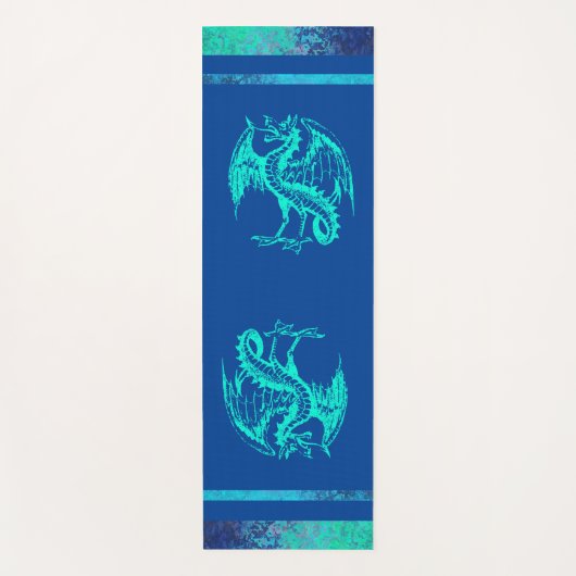 Blauwe kiekendief yogamat (Voorkant)