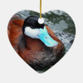 Blauwe kiekendoosjes keramisch ornament (Achterkant)