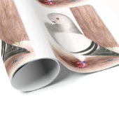 Blauwe kieuwhok cadeaupapier (Rol Hoek)