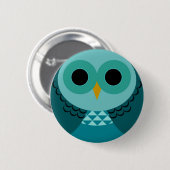 Blauwe kieuwkever ronde button 5,7 cm (Voorkant /achterkant)