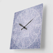 Blauwe kieuwpijp vierkante klok (Hoek)