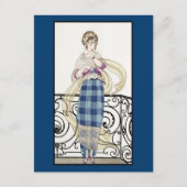 Blauwe kieuwrog briefkaart (Voorkant)