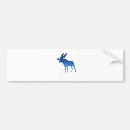 blauwe kiezels bumpersticker (Voorkant)