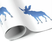 blauwe kiezels cadeaupapier (Rol Hoek)