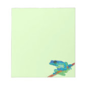 Blauwe kikker notitieblok (Voorkant)