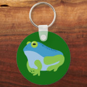 Blauwe kikker sleutelhanger (Voorkant)