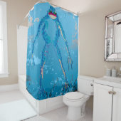 Blauwe kikker Wilde Dierenvriend Ideeën voor perfe Douchegordijn (In situ)