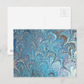 Blauwe kikkervis briefkaart (Voorkant / Achterkant)
