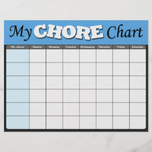 Blauwe kinderkaarten flyer