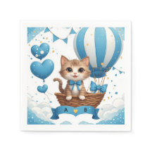 Blauwe Kitten Baby Shower Wensen 🐱
