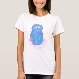 Blauwe Kitten T-shirt