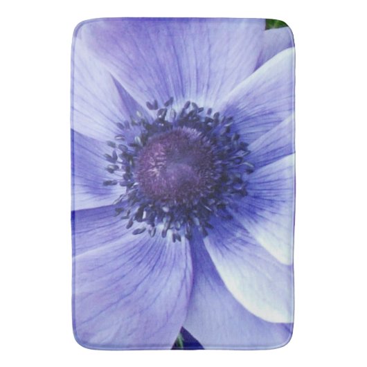 Blauwe klaproos, badmat (Voorkant Verticaal)