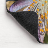 Blauwe klaproos bloesem muismat (Hoek)