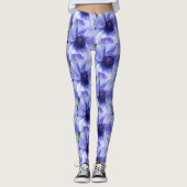 Blauwe klaproos, Leggings (Voorkant)