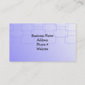 Blauwe klaslinks visitekaartje (Achterkant)