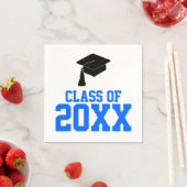 Blauwe klasse Jaar GraduPartij Servet (Insitu)
