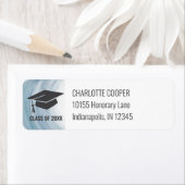 Blauwe Klasse van Afstuderen 2025 Etiket (Insitu)