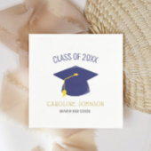 Blauwe Klasse van Pet & Tassel Afstuderen servette Servet