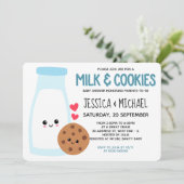 Blauwe klauwhout, Baby shower en koekjes Kaart (Staand voorkant)