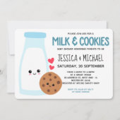 Blauwe klauwhout, Baby shower en koekjes Kaart (Voorkant)