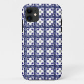 Blauwe klaver Case-Mate iPhone case (Achterkant)