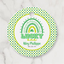 Blauwe klaver en regenbooggeluk een eerste verjaar