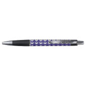 Blauwe klaver pen (Achterkant)