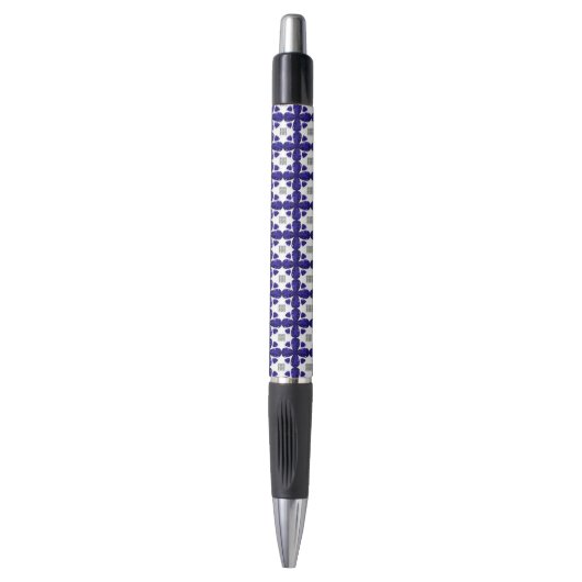 Blauwe klaver pen (Voorkant Verticaal)