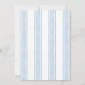 Blauwe Kleine Cowboy Moderne Westerse Baby Shower Kaart (Achterkant)