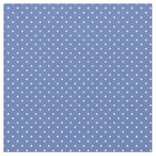 Blauwe kleine Stippen Stof