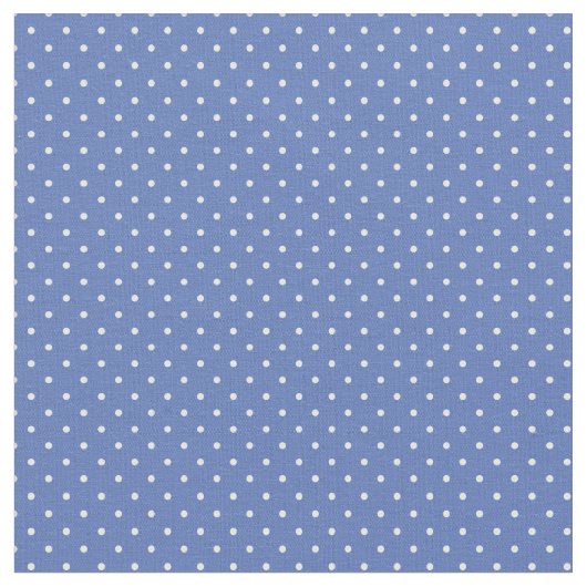 Blauwe kleine Stippen Stof (Close Up)