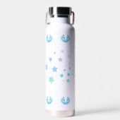 Blauwe Kleine Teentjes Waterfles (Voorkant)