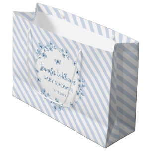 Blauwe kleine vlinder baby jongen shower cadeautas