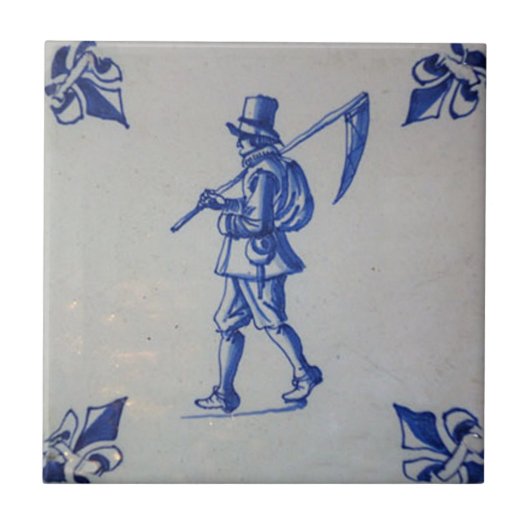 Blauwe klep verwijderen - Sjabloon Tegeltje (Voorkant)