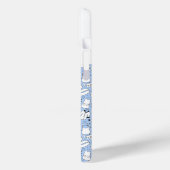 Blauwe kleur doodle ontwerp achterklep Case-Mate iPhone case (Achterkant / Links)