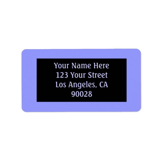 blauwe kleur etiket (Voorkant)