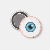 Blauwe Kleur Eyeball Halloween Bloodshot Eyeball Magneet (Voorkant / Achterkant)