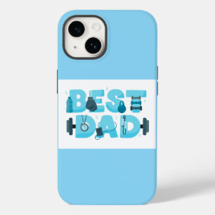 Blauwe kleur iPhone 14 hoesje