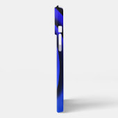 Blauwe kleur iPhone hoesje (Linkerkant)