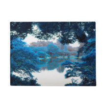 Blauwe kleur is cool, unieke natuur, meer