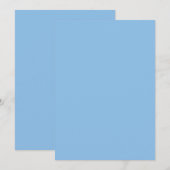 Blauwe Kleur Kaart (Voorkant / Achterkant)