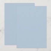 Blauwe Kleur Kaart (Voorkant / Achterkant)